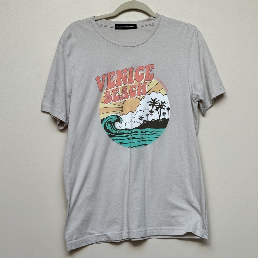 Lulusimonstudio‎ “Venice Beach” T-shirt Size Large